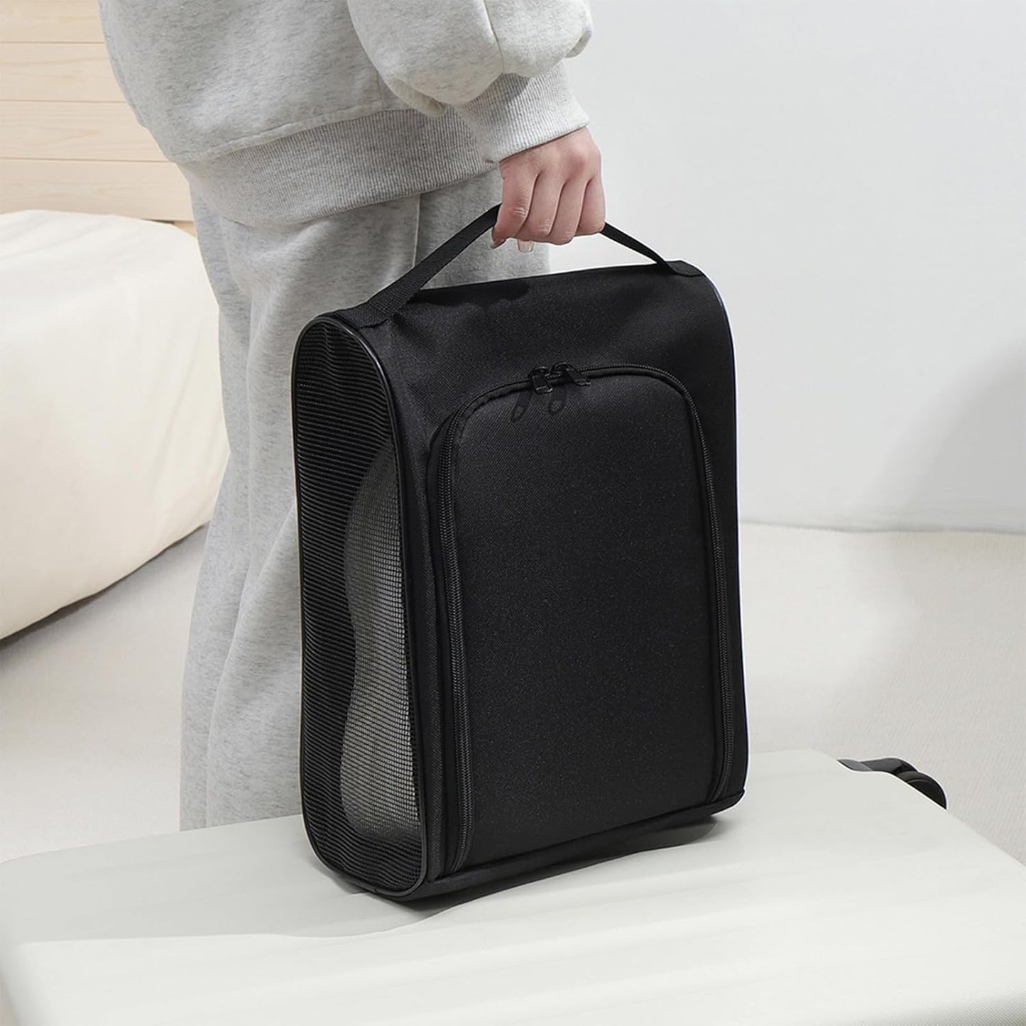 Waterproof Shoe Bag for Travel Vacation Sports Foldable Compact Luggage Organizer V1258-DP02-BOL-215