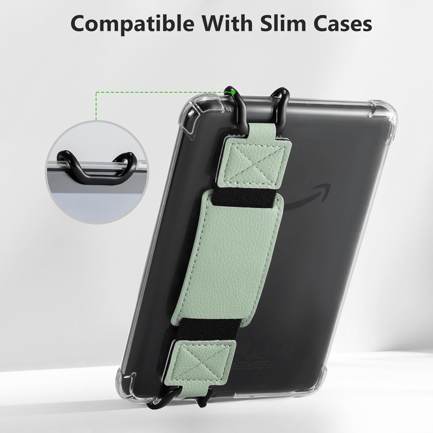 Elastic Green Handband for 6-7.5 inch E-book Tablet - High Stretch E-Reader Accessory V1258-DP02-BOL-219