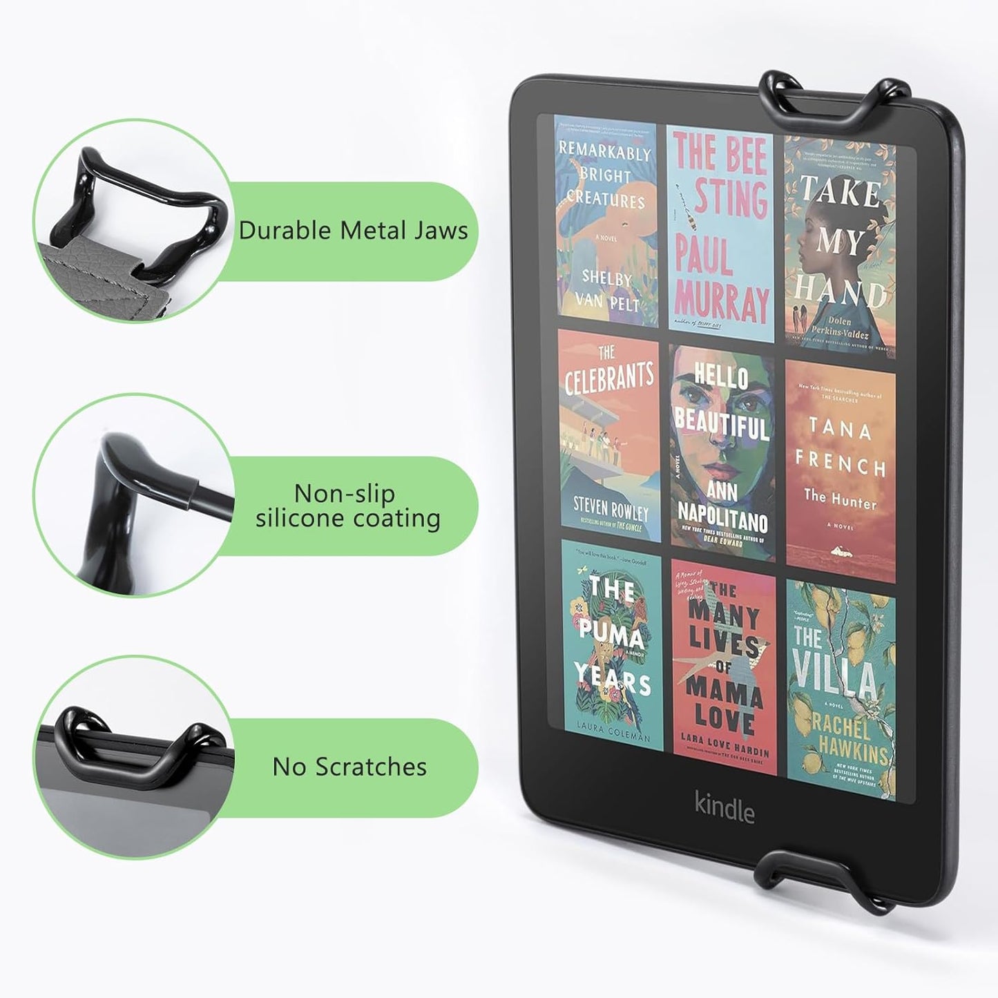 Elastic Green Handband for 6-7.5 inch E-book Tablet - High Stretch E-Reader Accessory V1258-DP02-BOL-219