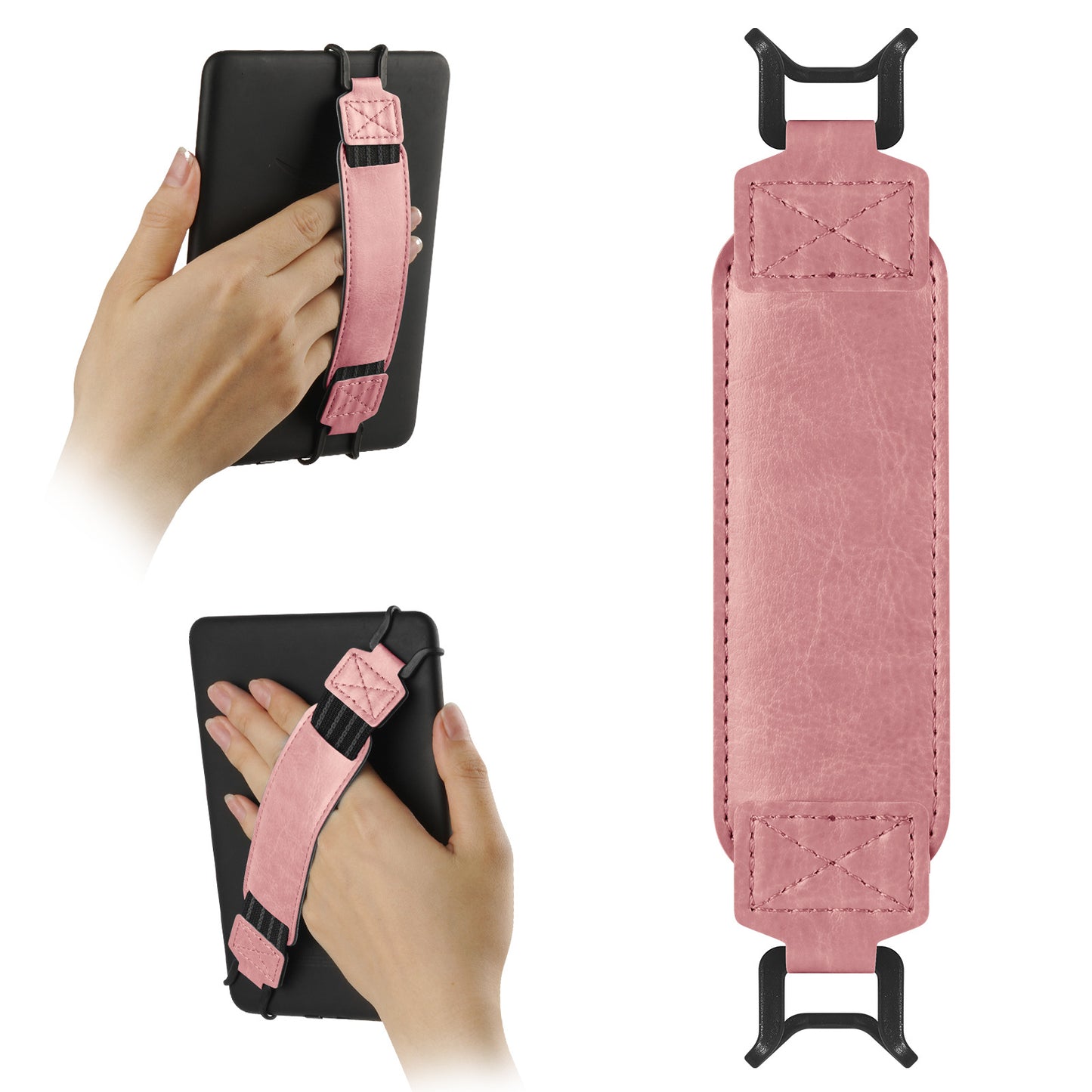 1 Piece Pink High Elasticity Band Compatible with 6-7.5 inch E-book Tablets V1258-DP02-BOL-220