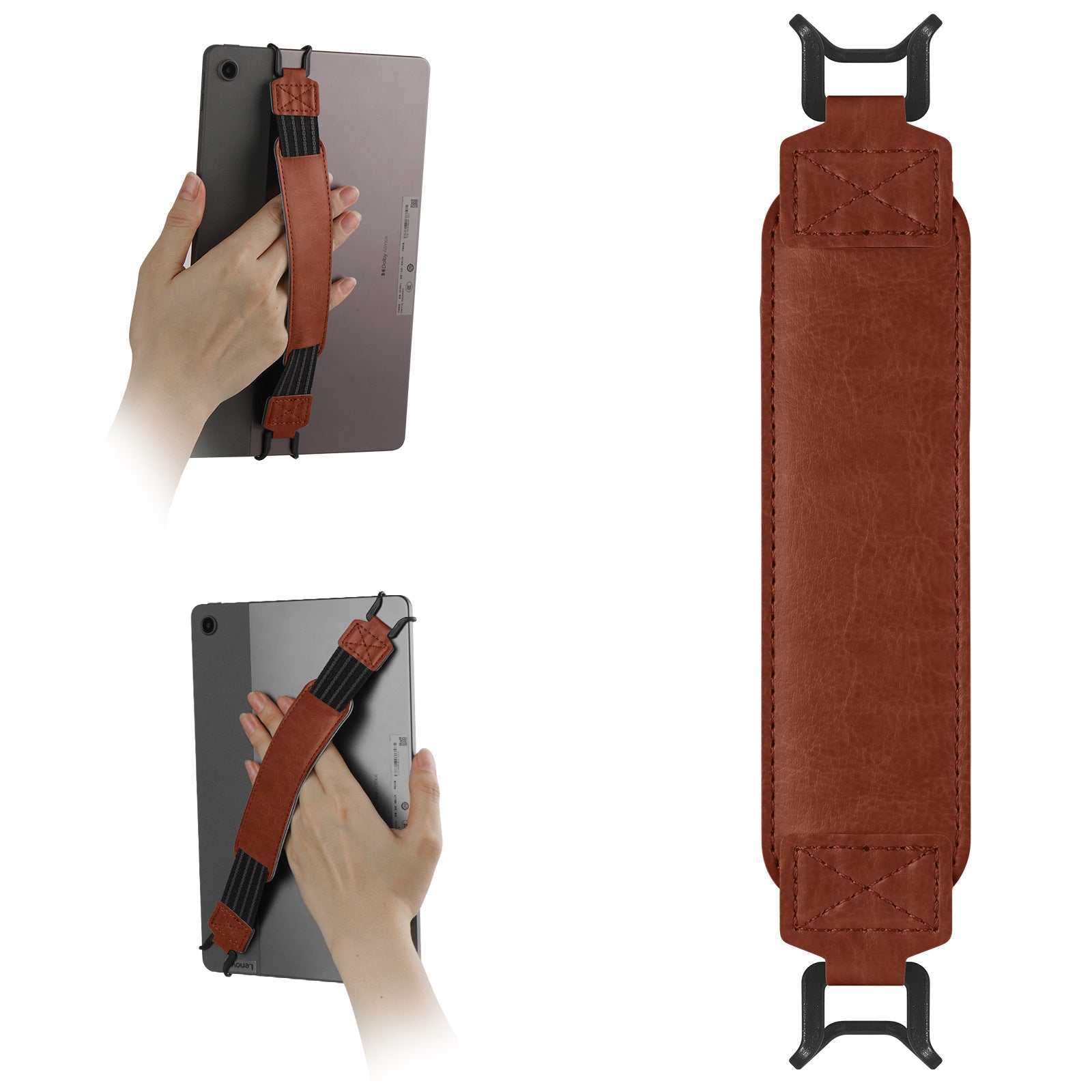 1 Piece Brown High Elasticity Handband Compatible with 6-7.5 inch E-book Tablets V1258-DP02-BOL-222