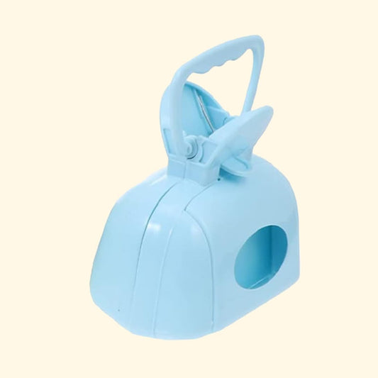3-in-1 Dog Poop Bag Dispenser Blue Portable Leakproof Easy to Use Pet Waste Cleaning Helper V1258-DP02-BOL-236