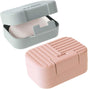 2 Pack Travel Soap Case with Lever - Holder for Soap & Shampoo Bars with Secure 4-Point Closure V1258-DP02-BOL-240