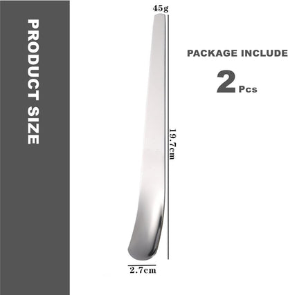 2 Piece Square Dessert Spoons Stainless Steel Cake Ice Cream Coffee Spoons Silver V1258-DP02-BOL-244