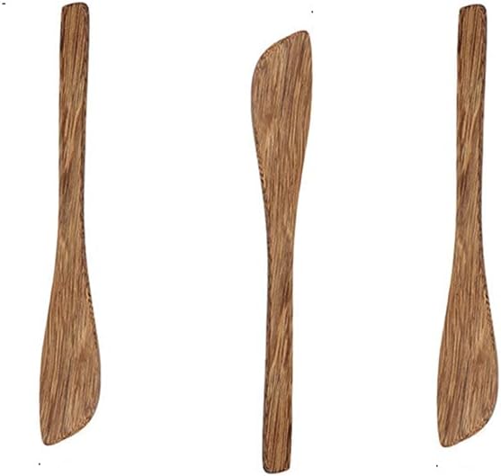 3-Piece Teak Kitchen Utensil Set Safe for Non-Stick Pans Heat Resistant Cooking Tools V1258-DP02-BOL-245