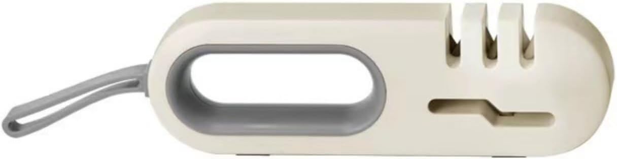 4-in-1 Kitchen Sharpener White Grey for Fruit Knives Steel Knives and Scissors V1258-DP02-BOL-249