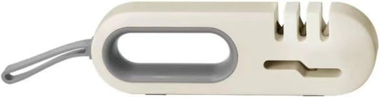 4-in-1 Kitchen Sharpener White Grey for Fruit Knives Steel Knives and Scissors V1258-DP02-BOL-249