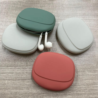 3 Pack Headphone Case Grey Red Green Portable Wireless Cable Storage Organizer for Mobile Phone Accessories V1258-DP02-BOL-252