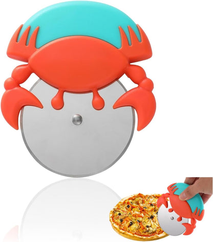 1 Piece Stainless Steel Pizza Cutter with Non-Slip Wheels Anti-Rust Easy Grip Sharp Blade for Effortless V1258-DP02-BOL-254