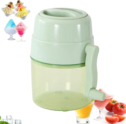 1 Piece Green Manual Multifunctional Slushy Machine Ice Crusher Portable Snow Cone Maker Household Small Ice V1258-DP02-BOL-263