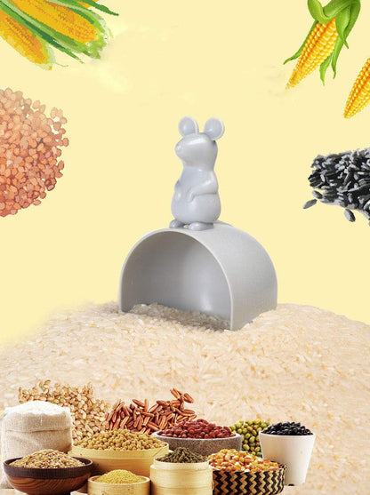 Cartoon Mouse Grey Rice Paddle - Kitchen Tool for Grains V1258-DP02-BOL-264