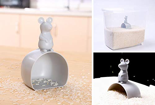 Cartoon Mouse Grey Rice Paddle - Kitchen Tool for Grains V1258-DP02-BOL-264