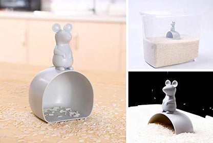 Cartoon Mouse Grey Rice Paddle - Kitchen Tool for Grains V1258-DP02-BOL-264
