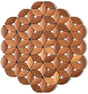 Round Wooden Pot Stand 24cm - Solid Wood Heat Resistant Table Protector for Kitchen & Dining Room V1258-DP02-BOL-27