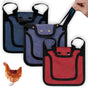 3 Piece Chicken Saddle Set Red/Blue/Purple Elastic Strap Back and Side Protection Poultry Accessories V1258-DP02-BOL-272