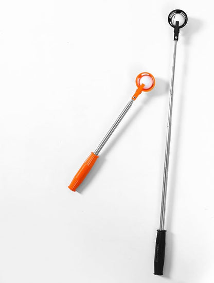 Orange Retractable Golf Ball Retriever Stainless Steel Water Golf Picker V1258-DP02-BOL-276