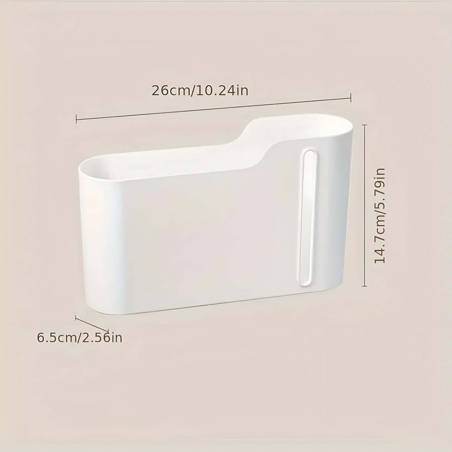 Multifunctional Wall-Mounted Storage Rack Set No Drilling Required Trash Bag Holder Bathroom Dispenser V1258-DP02-BOL-283