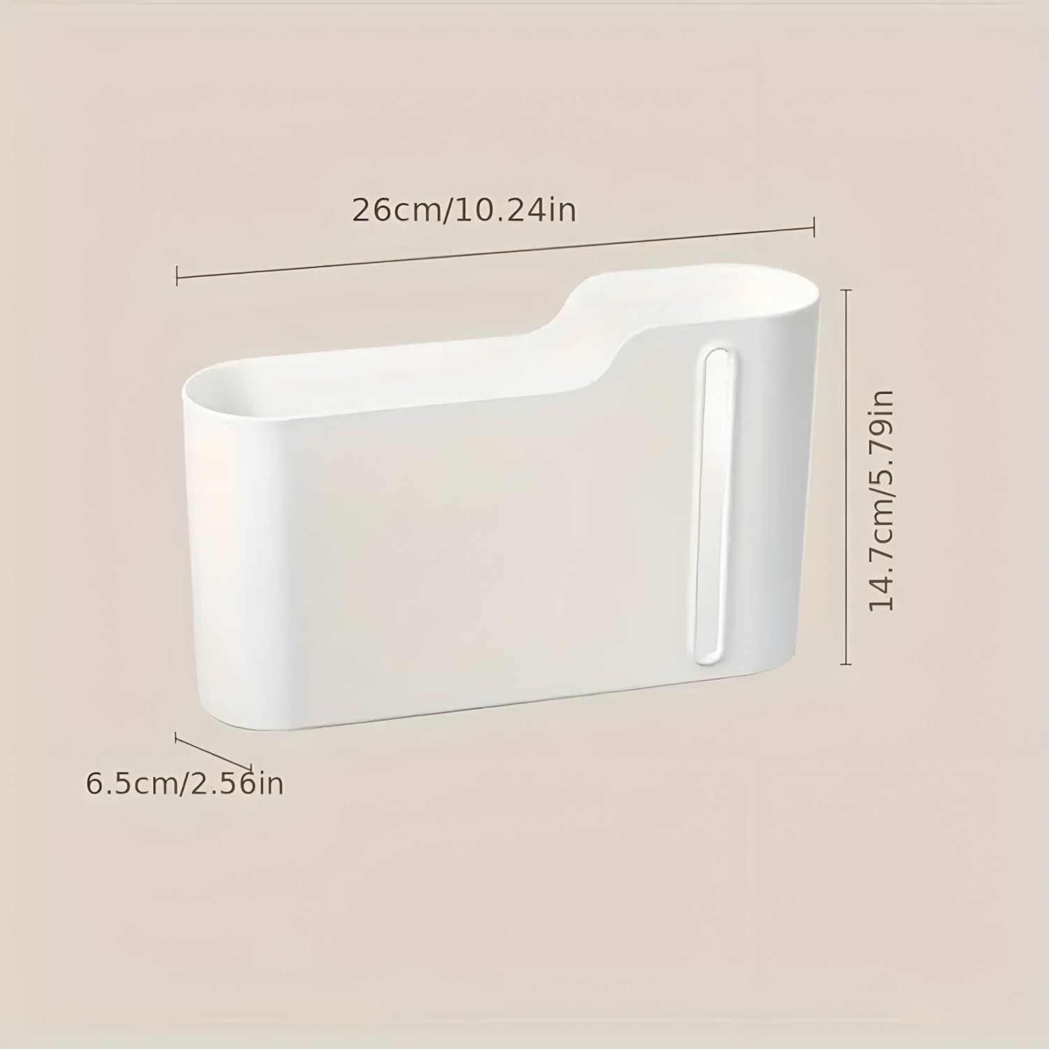 Multifunctional Wall-Mounted Storage Rack Set No Drilling Required Trash Bag Holder Bathroom Dispenser V1258-DP02-BOL-283