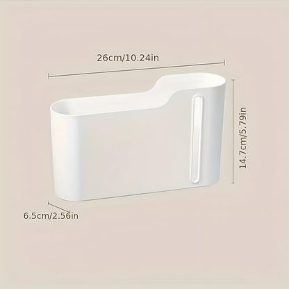 Multifunctional Wall-Mounted Storage Rack Set No Drilling Required Trash Bag Holder Bathroom Dispenser V1258-DP02-BOL-283