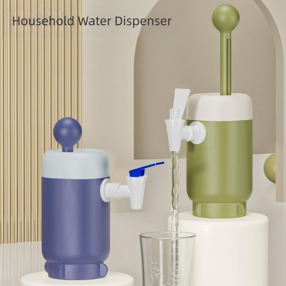 Manual Pneumatic Water Pump Green with Food-Grade Silicone Hose Suitable for Large Capacity Containers V1258-DP02-BOL-284