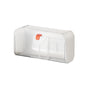 White Storage Box with Lid for Cotton Swabs Cotton Pads Toothpicks Household Organizer V1258-DP02-BOL-285