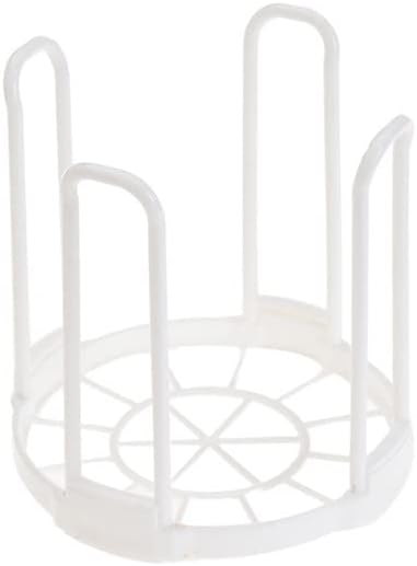 White Plastic Dish Drainer Rack for Kitchen Storage and Drying Tableware V1258-DP02-BOL-287