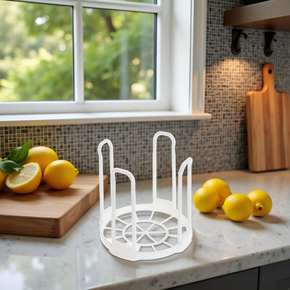 White Plastic Dish Drainer Rack for Kitchen Storage and Drying Tableware V1258-DP02-BOL-287