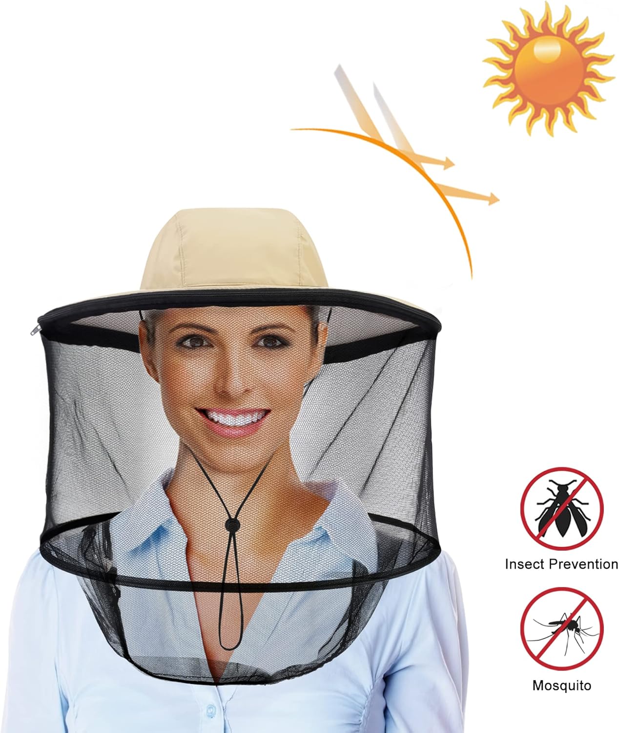 Protective Net with Removable Hidden Net Cover for Outdoor Fish and Gardening Use 1 Piece V1258-DP02-BOL-288