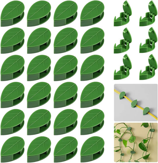 30 Pack Self-Adhesive Plant Clips Invisible Wall Hooks for Climbing Plants Trellis Support Vines Ivy Indoor V1258-DP02-BOL-308
