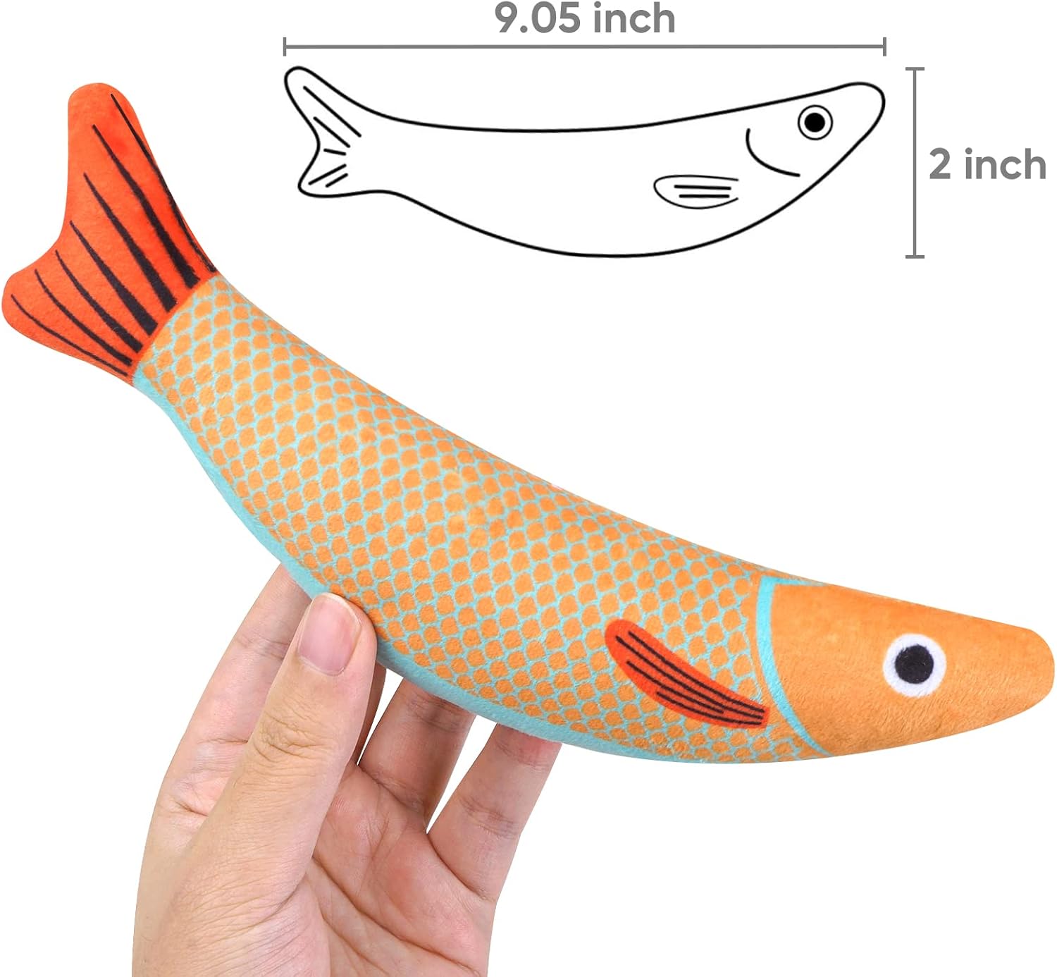 3-Piece Catnip Toy Set Interactive Plush Cartoon Cat Chew Toys Durable Indoor Kitten Playthings V1258-DP02-BOL-321