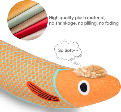 3-Piece Catnip Toy Set Interactive Plush Cartoon Cat Chew Toys Durable Indoor Kitten Playthings V1258-DP02-BOL-321