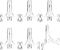 6 Pack Clear Acrylic Display Easels Stand - Perfect for Books Photo Frames Signs - Versatile Desktop V1258-DP02-BOL-323