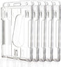 5 Pack Vertical Double Sided Transparent Wall Hooks V1258-DP02-BOL-326