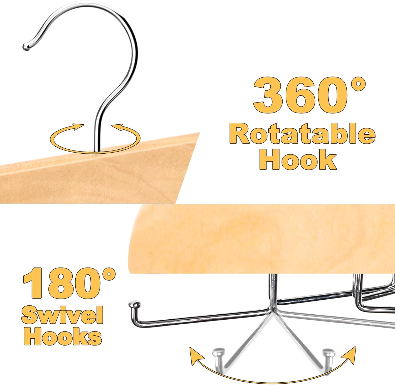 Clothing Hanger Organizer 1 Piece 20 Hooks Large Capacity BH Hanger/Coat Hanger for Wardrobe Storage Space V1258-DP02-BOL-327