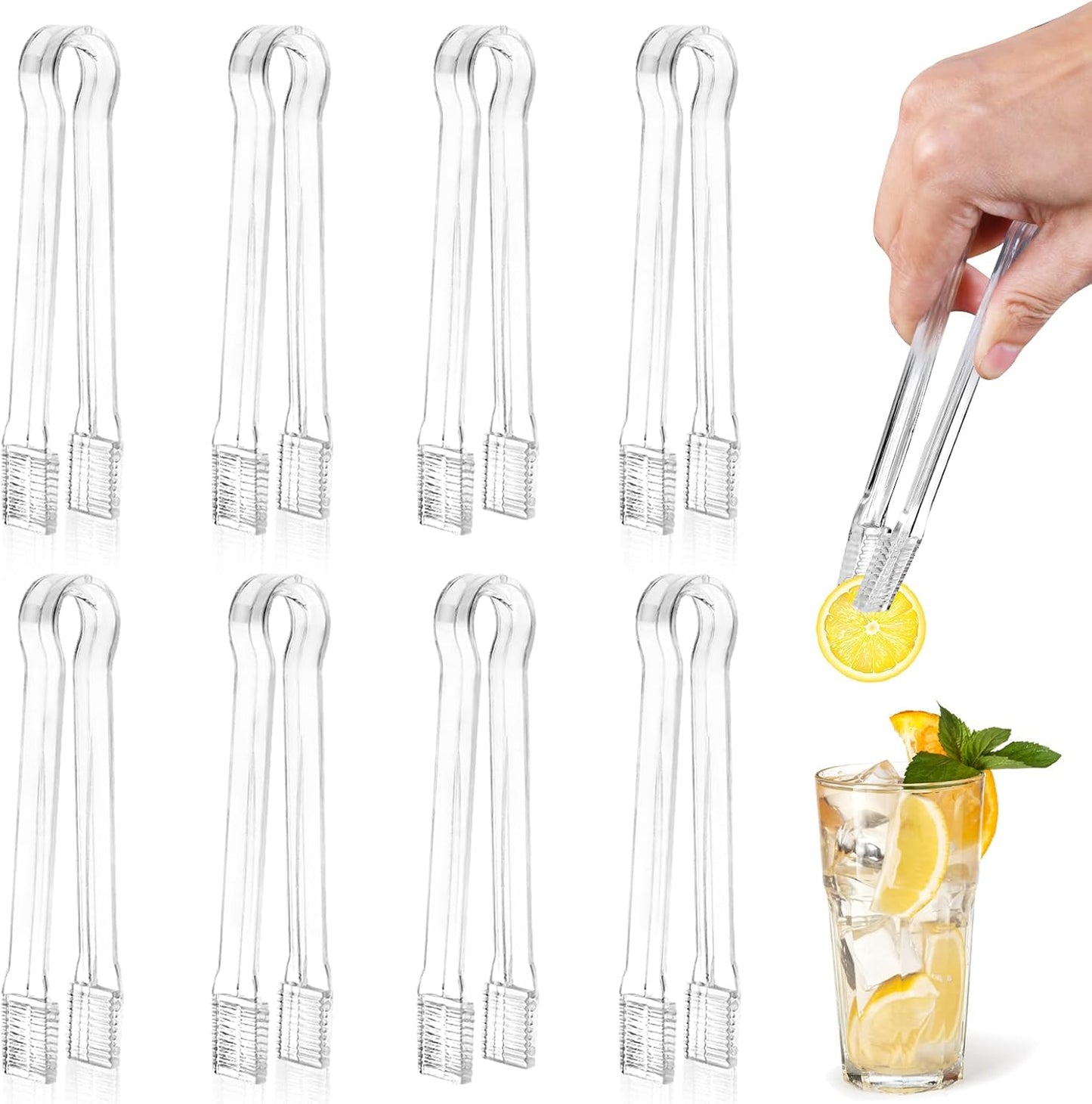 8 Pack Food Clips Mini Plastic Clips Small Kitchen Clips Ideal for Parties Restaurants Buffets Baking Salads V1258-DP02-BOL-340