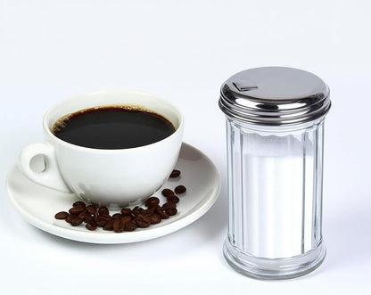 Sugar Bowl Glass Sugar Shaker Dispenser for Home Kitchen V1258-DP02-BOL-343