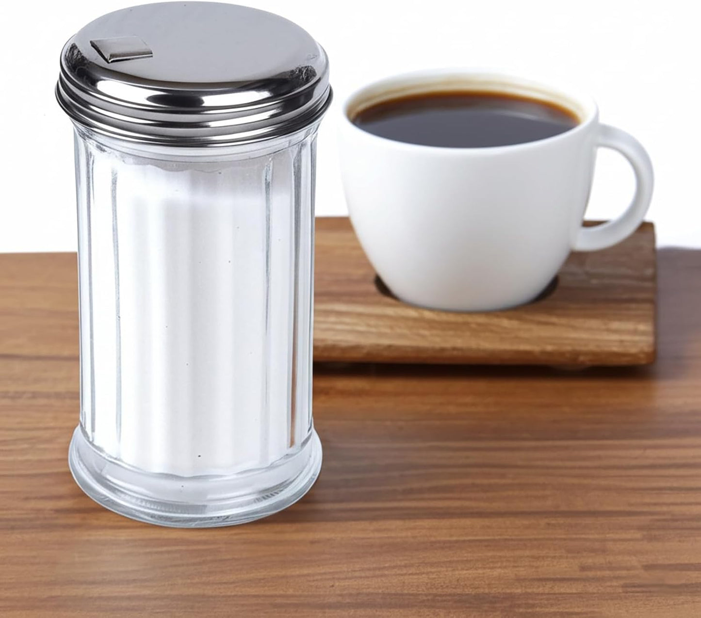Sugar Bowl Glass Sugar Shaker Dispenser for Home Kitchen V1258-DP02-BOL-343