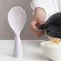 Standing Rice Spoon White Self-Standing Serving Spoon Kitchen Antiscald Rice Paddle V1258-DP02-BOL-35