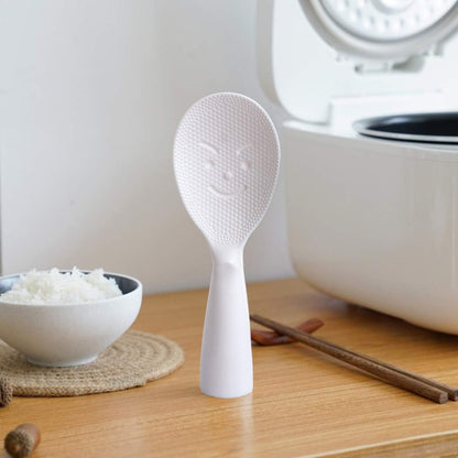 Standing Rice Spoon White Self-Standing Serving Spoon Kitchen Antiscald Rice Paddle V1258-DP02-BOL-35