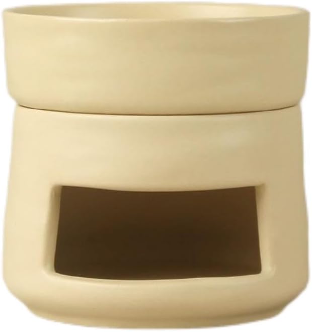 Yellow Ceramic Aroma Burner Shareable Candle Holder Aromatherapy Diffuser Home Decor V1258-DP02-BOL-354