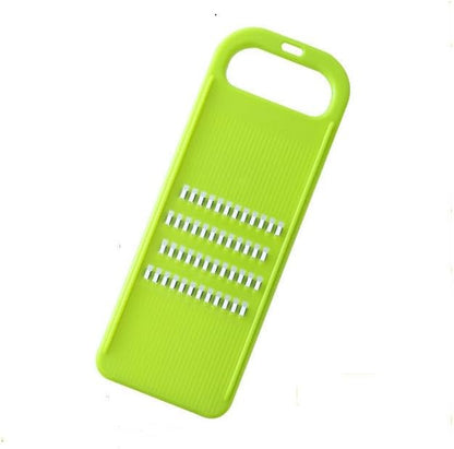 Green Multifunctional Stainless Steel Vegetable Julienne Grater with Anti-Slip Ergonomic Handle for Shredding V1258-DP02-BOL-36