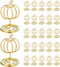 30 Pack Gold Pumpkin Table Decorations 5cm - Autumn Festival Ornaments V1258-DP02-BOL-363