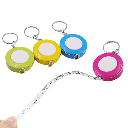 4 Pack Double-Sided Measuring Tape 60 Inch 1.5m Retractable Soft Portable with Keychain for Tailors and V1258-DP02-BOL-365