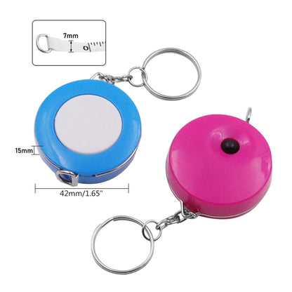 4 Pack Double-Sided Measuring Tape 60 Inch 1.5m Retractable Soft Portable with Keychain for Tailors and V1258-DP02-BOL-365