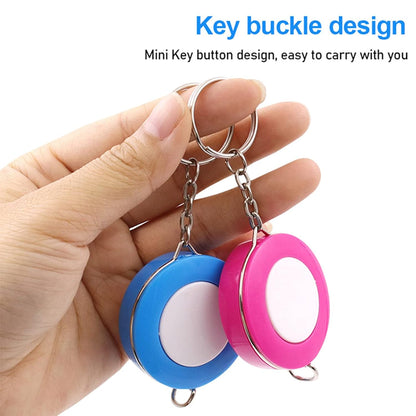 4 Pack Double-Sided Measuring Tape 60 Inch 1.5m Retractable Soft Portable with Keychain for Tailors and V1258-DP02-BOL-365