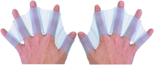 Silicone Swim Fins - Blue - 1 Pair - Ideal for Snorkeling - Comfortable Silicone Swimming Equipment V1258-DP02-BOL-375
