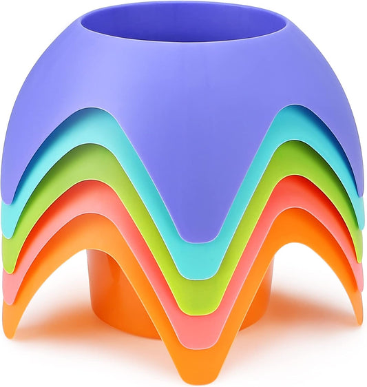 5 Pack Beach Drink Holders Multiple Colours Essential Beach Accessories for Vacation Must Have for Women V1258-DP02-BOL-378