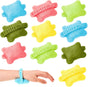 10-Pack Portable Ergonomic Wrist Rest for Typing Keyboard Computer Use Plush Material Curved Design V1258-DP02-BOL-379
