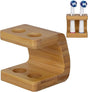 Bamboo Toothbrush Holder Organizer Set of 1 - Keep Bathroom Tidy & Hygienic - Stylish Sustainable Storage V1258-DP02-BOL-382