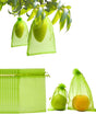 100 Pack Army Green 7x5 Inch Drawstring Mesh Bags for Potatoes Fruit Vegetables Plants Flowers Protection V1258-DP02-BOL-384